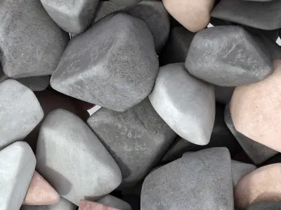 Gravel small crumb decor n2 3D model