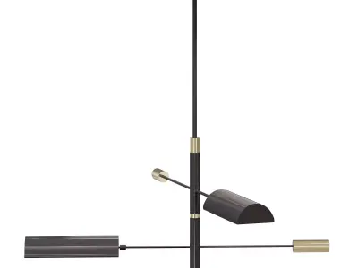 Randolph suspension lamp p4676 by Laskasas 3D model