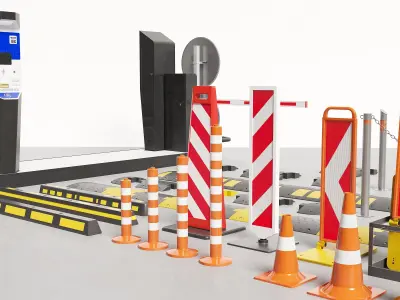 Special equipment for creating parking 3D model