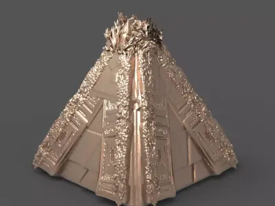 Hell pyramid 2  3D model