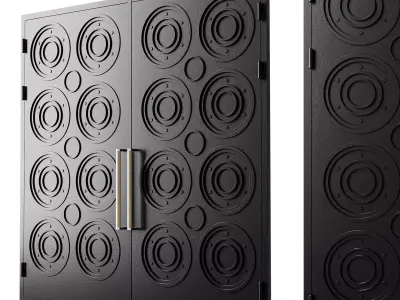 Gate black loft 019 3D model