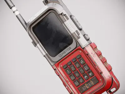 Sci-fi Controller V9 PBR Low-poly 3D model