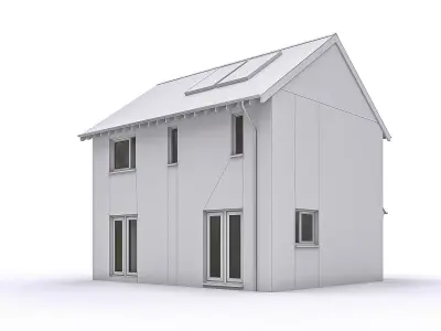 Townhouse 05 Low-poly 3D model purchase