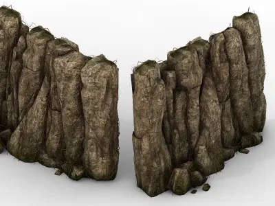 Brutal tribe - Mountain 01 3D model