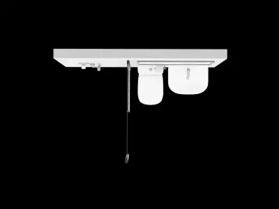 Architectural Bathroom Wall Free 3D model