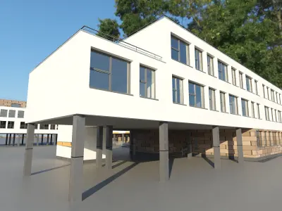 University 3D model