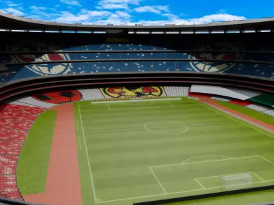 Azteca Stadium 3D 3D model