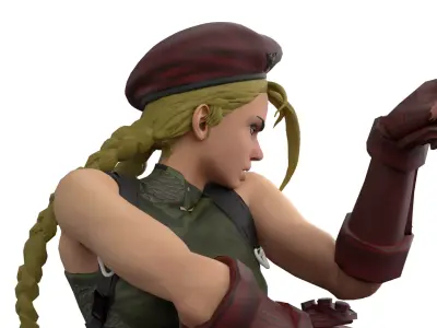 Cammy from Street Fighter 6 3D print model