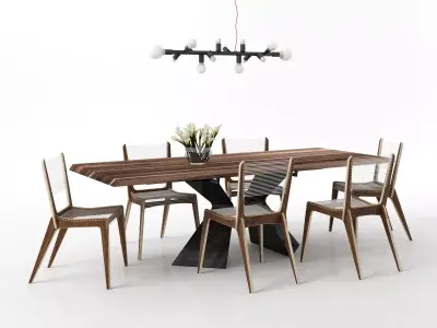 Dining Set 38 3D model