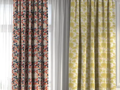 Curtain Set 236 3D model