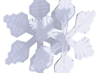 Snowflakes 3D model