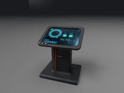 SCI-FI - Style  Asset for games Low-poly 3D model