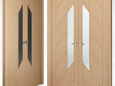 Interior Doors  3d model Low-poly 3D model