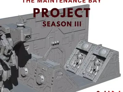 The Maintenance Bay Project Season III - Stealth Storage Sector 3D print model