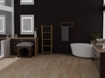Design Bathroom interior 3D model