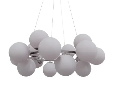 Modern chandelier Aerton 3D model