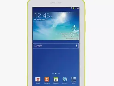 Samsung Galaxy Tab 3 Lite 7 0 3G Yellow 3D model