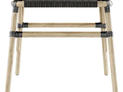 Rattan stool MD42  3D model