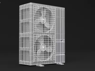 Old Heat Pump 3D model