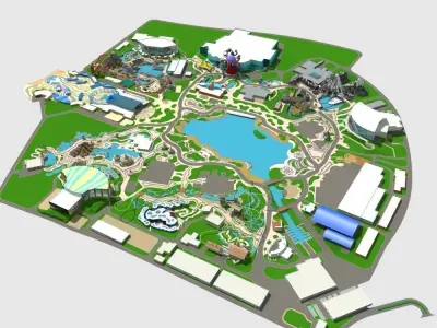 Amusement Park 3D model