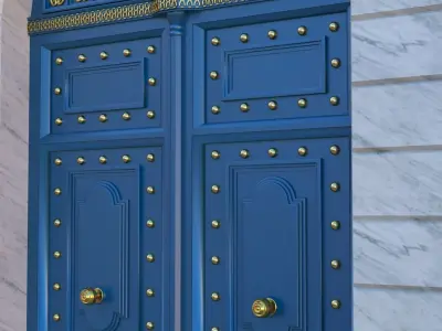 Ornate Door entrance 3D model