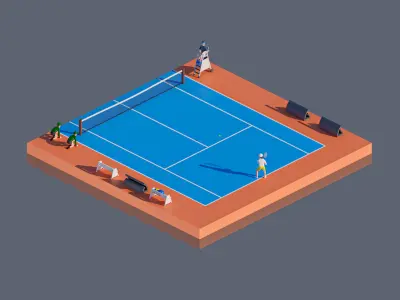 land 88A Low-poly 3D model