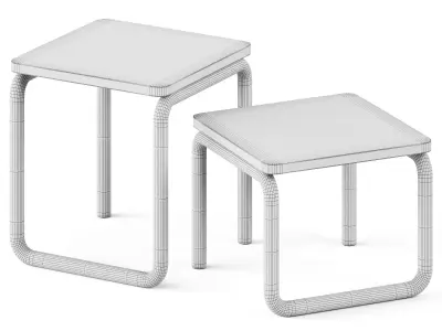 Public Tubing Table by Public Studio 3D model