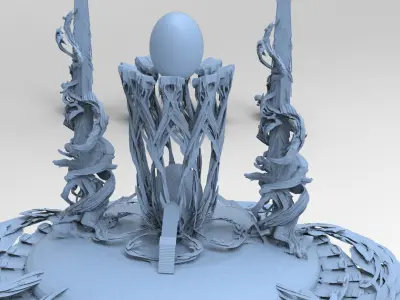 Isle of Avalon Tower 3 options 3D model