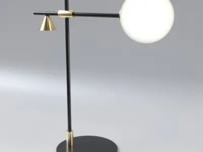 Desk Lamp Aromas Crane 3D model