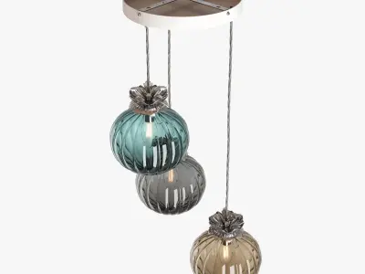 Rothschild Bickers Flora Standard-Large cluster 3D model