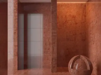 Marble wall 181 3D model