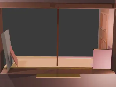 3D MODEL ROOM Free 3D model