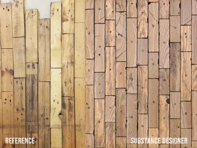 Procedural Wood Plank Texture