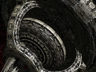 3DRT - Norad Space Station - Avantix Low-poly 3D model