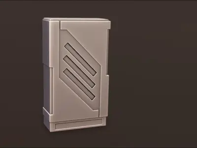 Sci-Fi Crate 3D model purchase