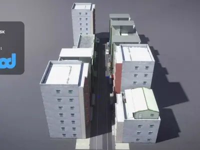 TW Street 006 3D model