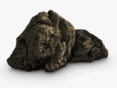 Cliff rock or mountain 3D model