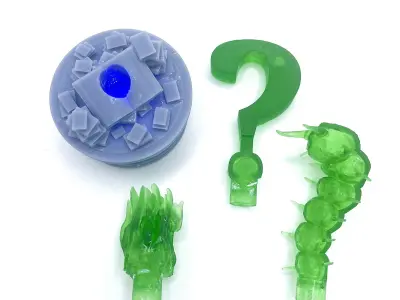 LED-Tealight Quest Marker  Library Table 3D print model