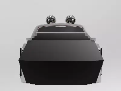 Death Race Car Low-poly 3D model purchase