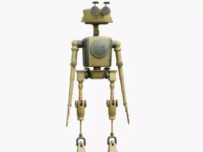 Robot Humanoid-A1 rigged 3D model