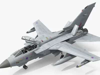  RAF Tornado GR4 Fighter Bomber Rigged 