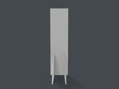 Promotional Stand Free low-poly 3D model