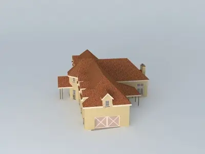 Large house Free 3D model