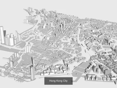 Cities 9 3D Models 3D Model Pack