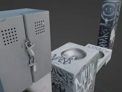 City Props 02 3D model