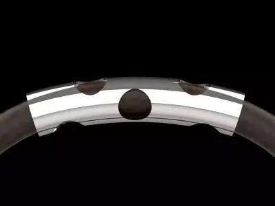 Leather Tube 3dm Bracelet A Fusion of Art and Modernity bg0056 3D print model