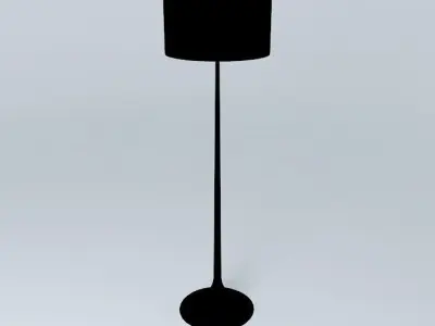 Spun Floor Light Free 3D model