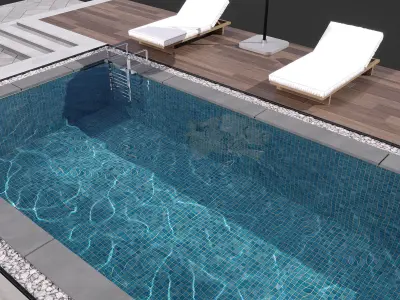 SWIMMING POOL NO91 A 3D model
