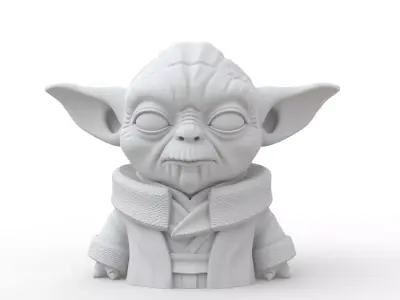 Yoda 3D Print Model 3D print model