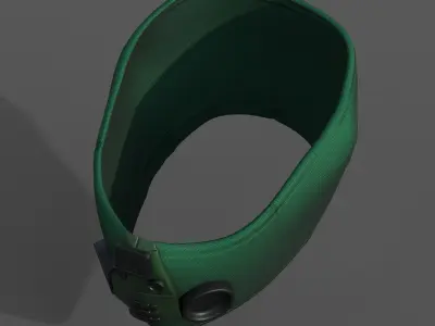 Gas mask scifi military combat 3d  Low-poly 3D model